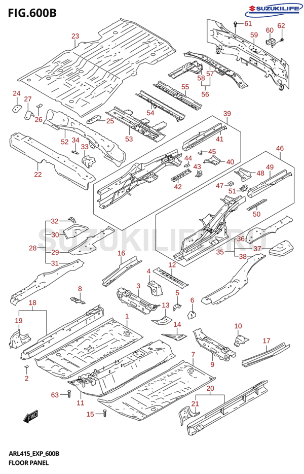 600B - FLOOR PANEL (TYPE3)