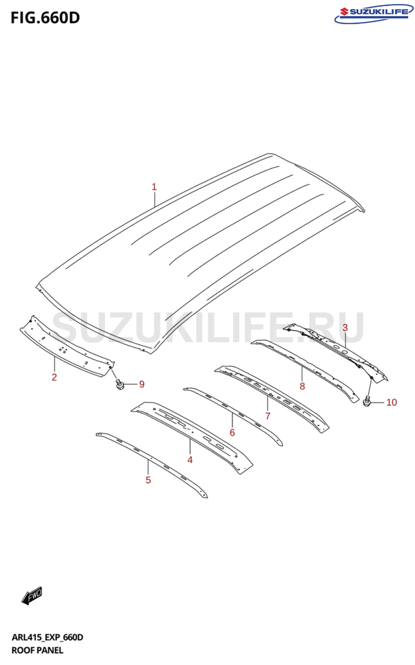 660D - ROOF PANEL (TYPE3)