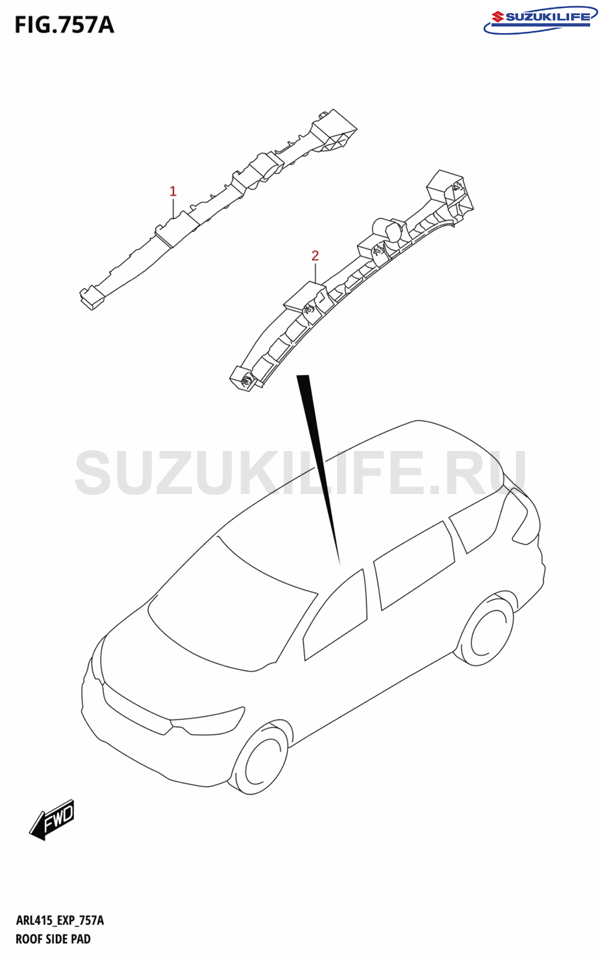 757A - ROOF SIDE PAD (TYPE1,TYPE2)