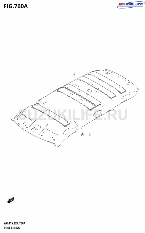 760A - ROOF LINING