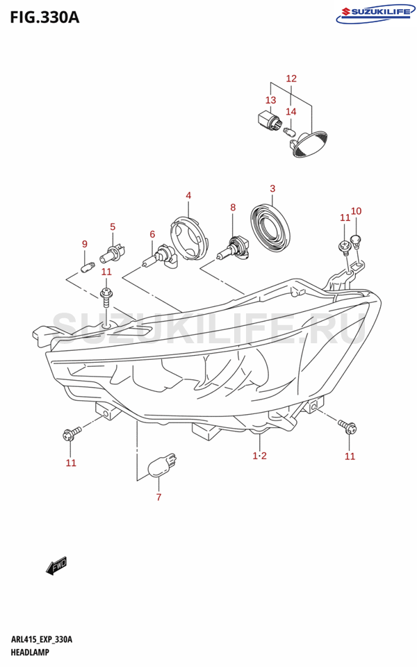330A - HEADLAMP