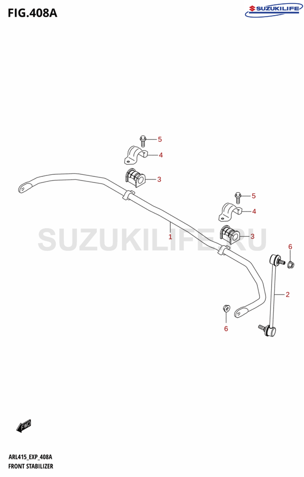 408A - FRONT STABILIZER