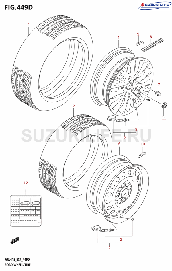 449D - ROAD WHEEL / TIRE