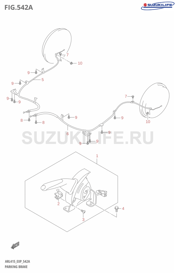 542A - PARKING BRAKE