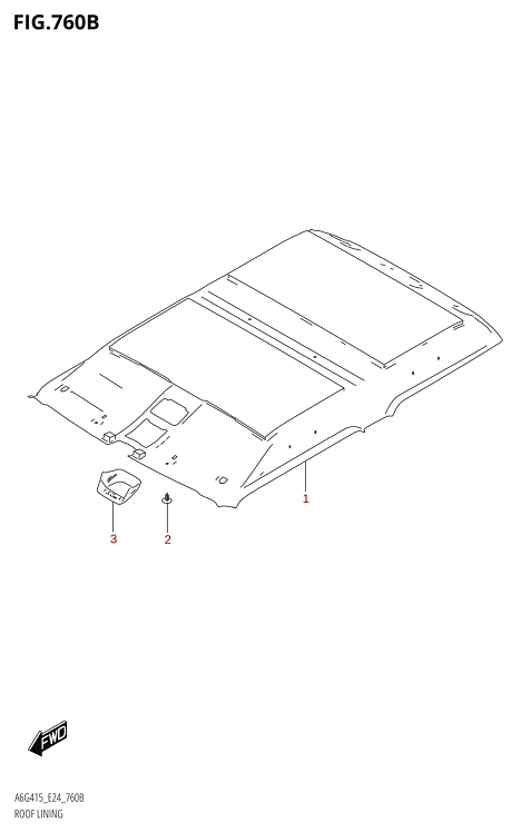 760B - ROOF LINING (W_AEBMCM)
