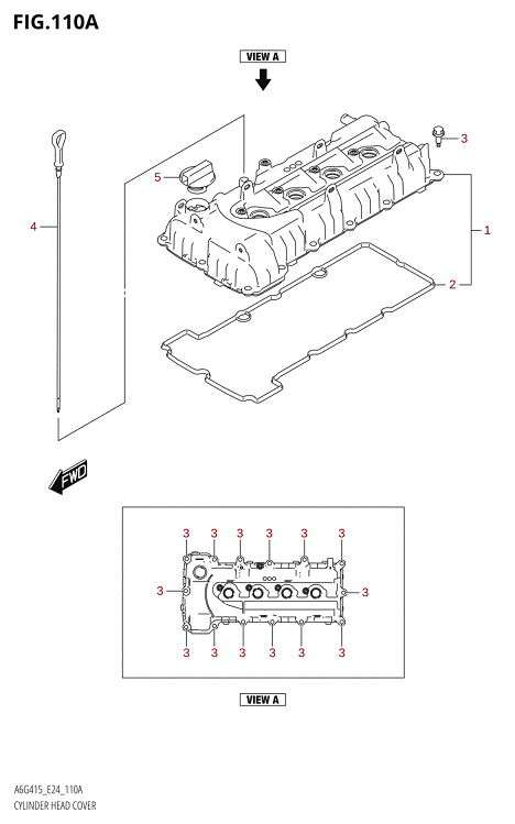 110A - CYLINDER HEAD COVER