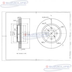 Диск тормозной передний AVANTECH BR0713S