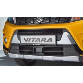 Накладка на передний бампер нижняя серебро VITARA FL